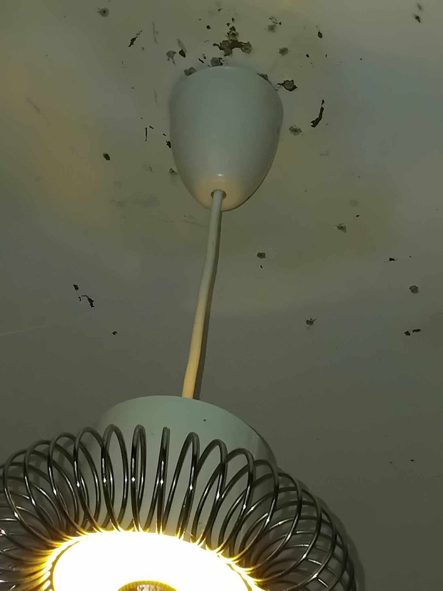 Vintage Oxar Lamp Or Pendant By Philippe Rogier For Luminox 70s-photo-6