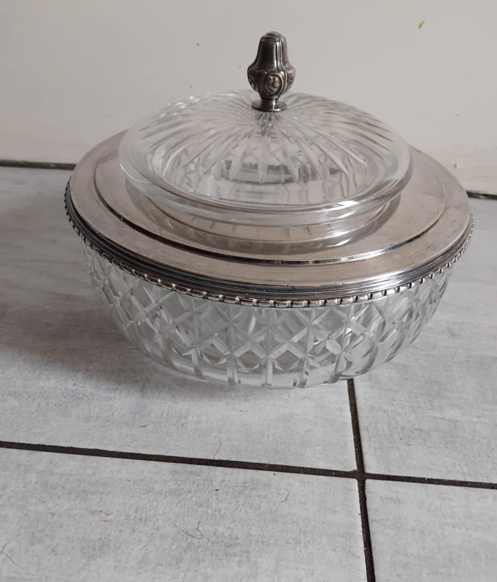 18g Crystal And Silver-plated Metal Caviar Cooler