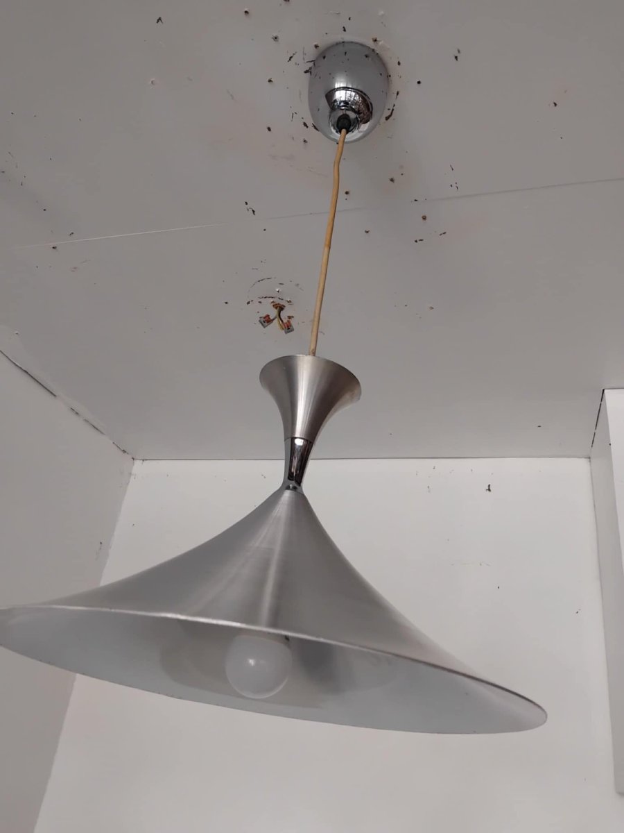 Suspension Danoise Diabolo Aluminium Et Chrome-photo-5