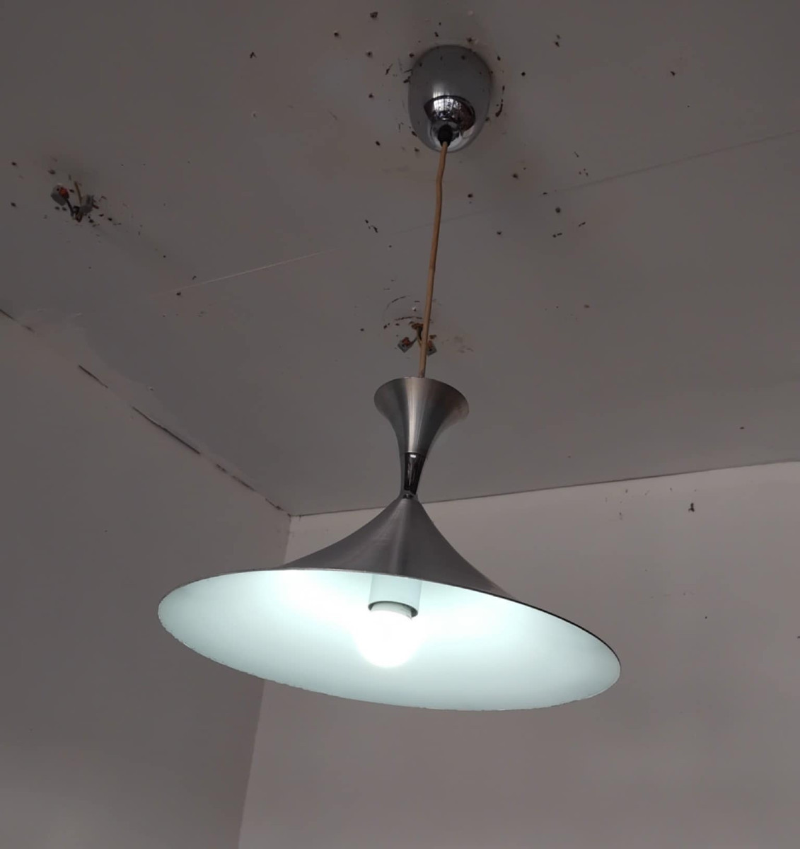 Suspension Danoise Diabolo Aluminium Et Chrome