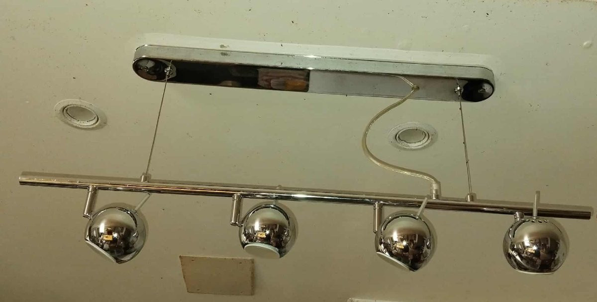 Space Art Suspension From The 70s/80s-photo-3