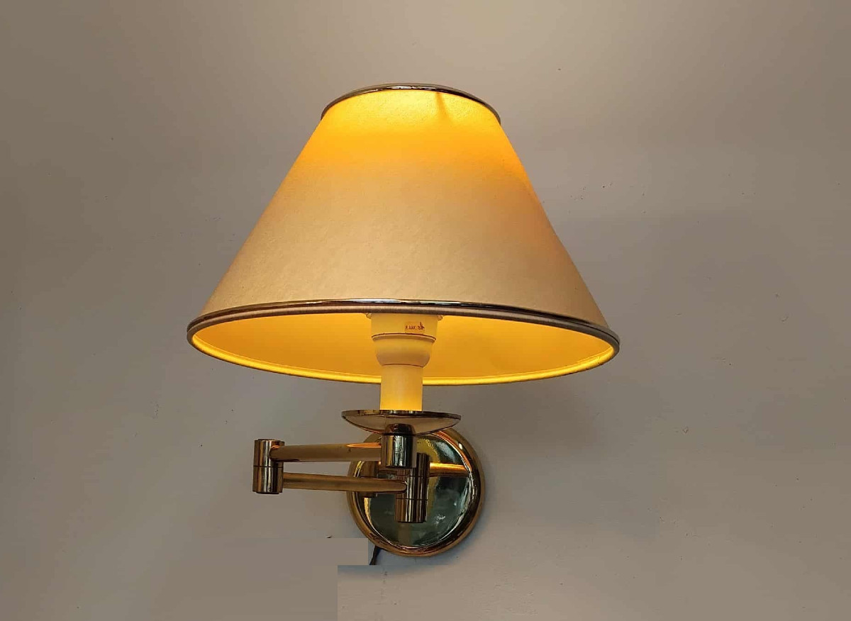 Applique articulée DELMAS luminaires 70's