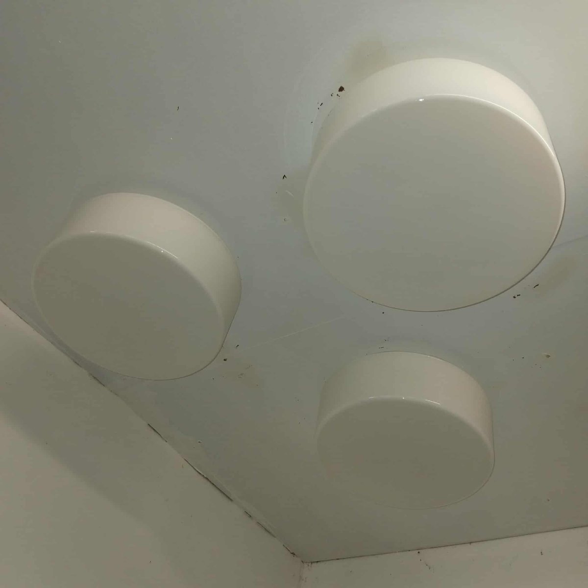 Suite de 3 plafonniers ronds LITA 70's-photo-5