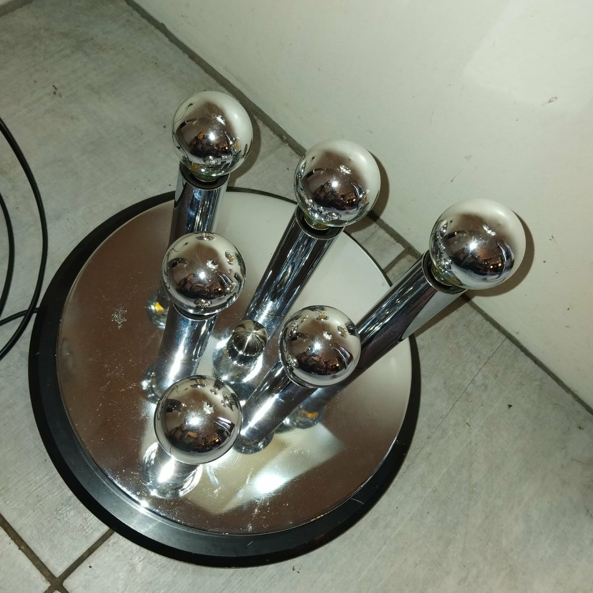 Lampe à poser attribué à GAETANO SCOLARI, années 70-photo-3