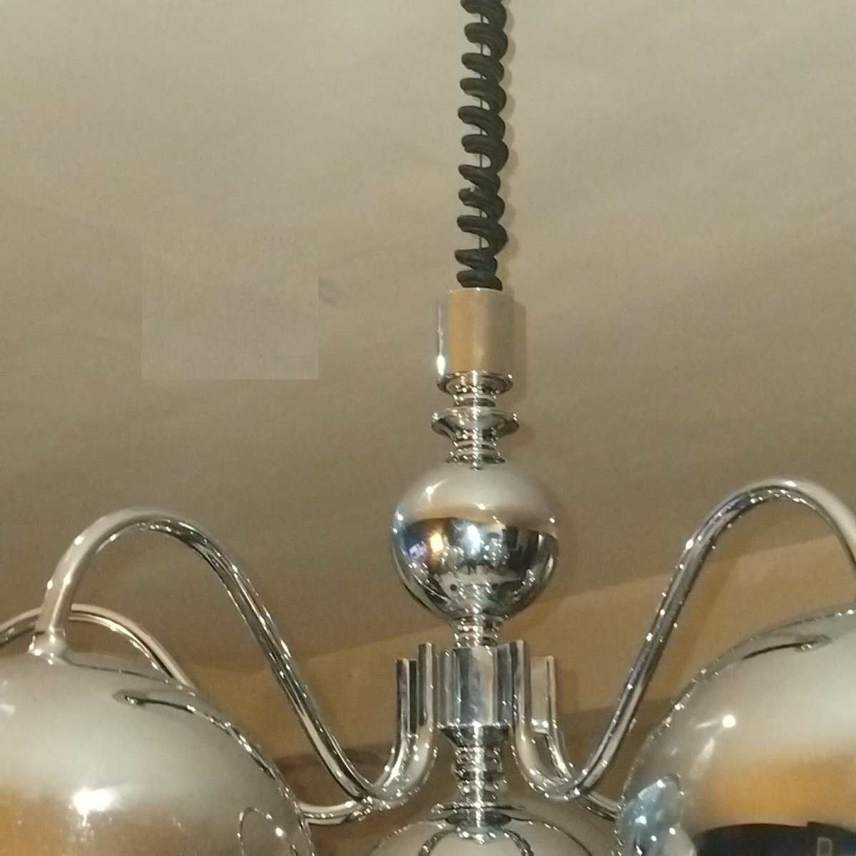 Chrome Chandelier By Gioffredo Reggiani, 1970s-photo-6