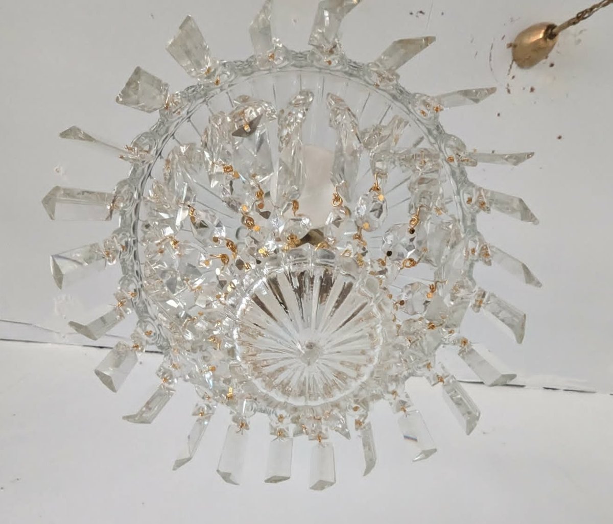 Paire de lustres attribués à BACCARAT-photo-6