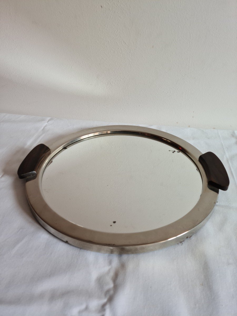 Art Deco Tray With Mirror Bottom