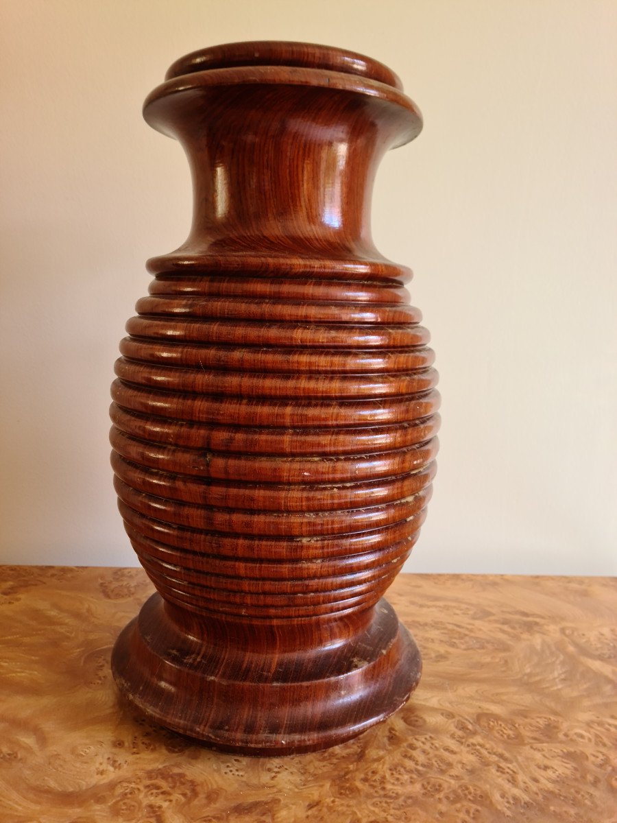 Exceptional Walking Cane Holder In Mahogany