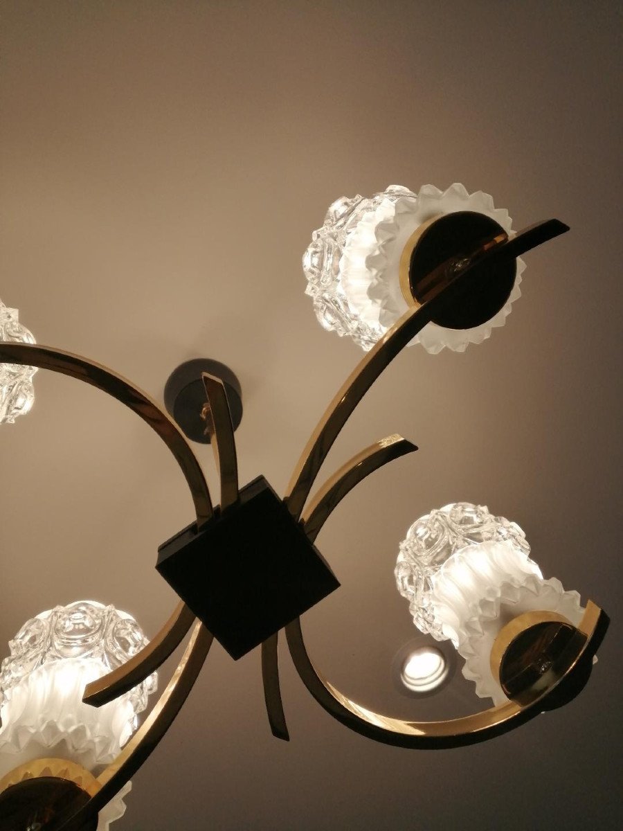 4 Branch Chandelier Maison Arlus-photo-4