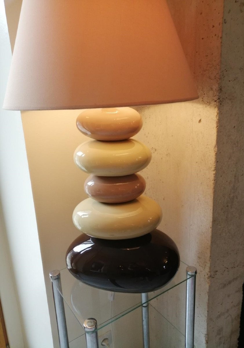 Large Lamp With 5 Pebbles-photo-4