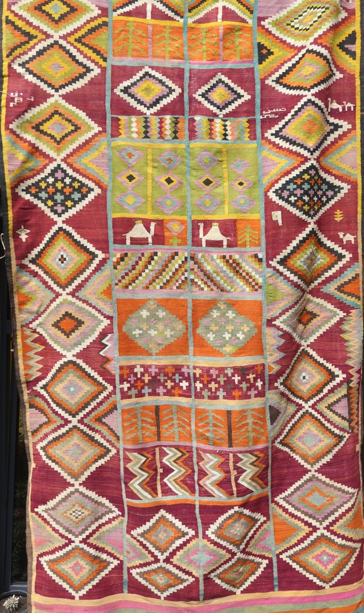 Imposant Kilim Anatolie Signé