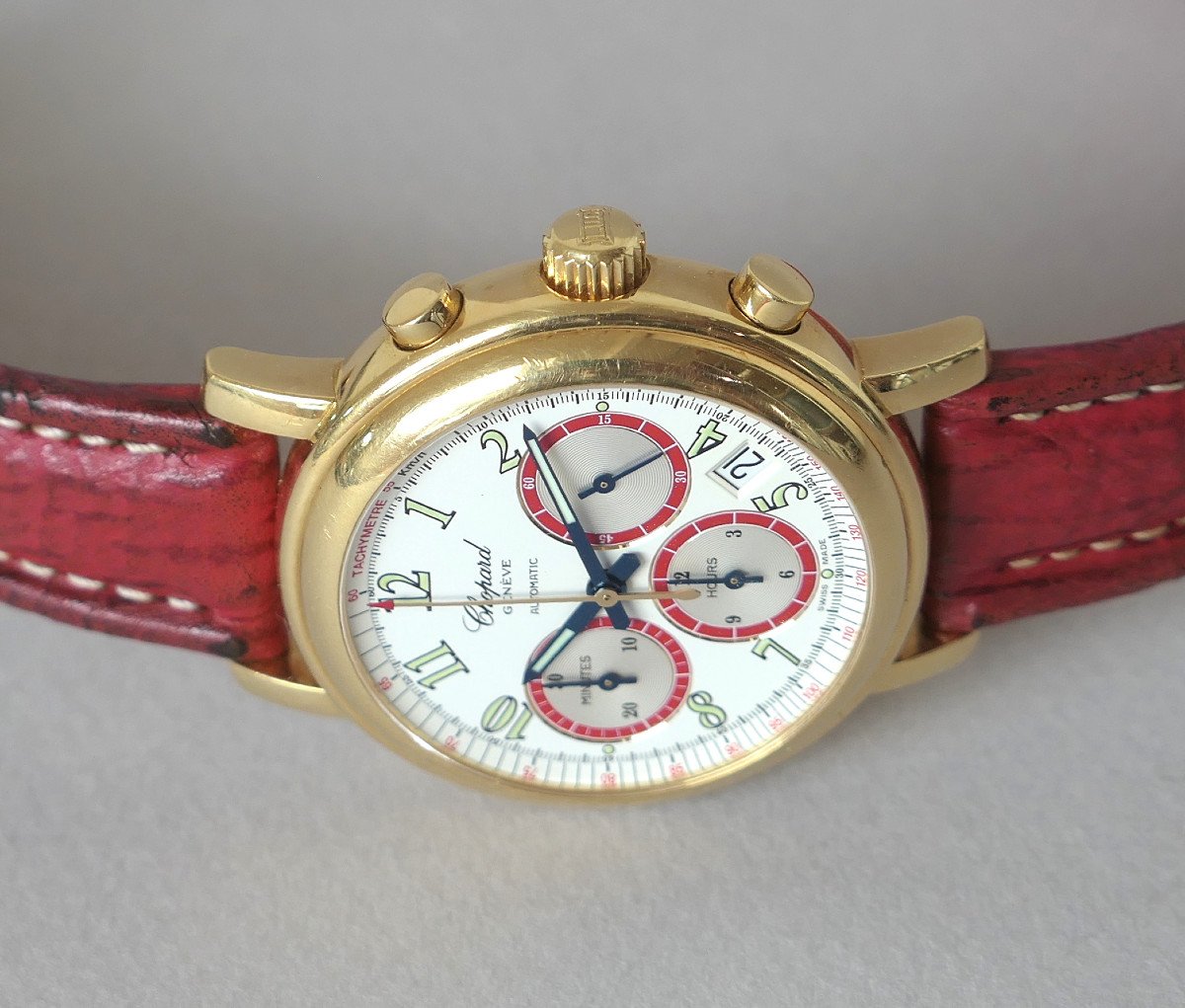 Chopard Chronographe Mille Miglia _ Or 18 Carats _ Série Limitée à 100 Exemplaires-photo-3
