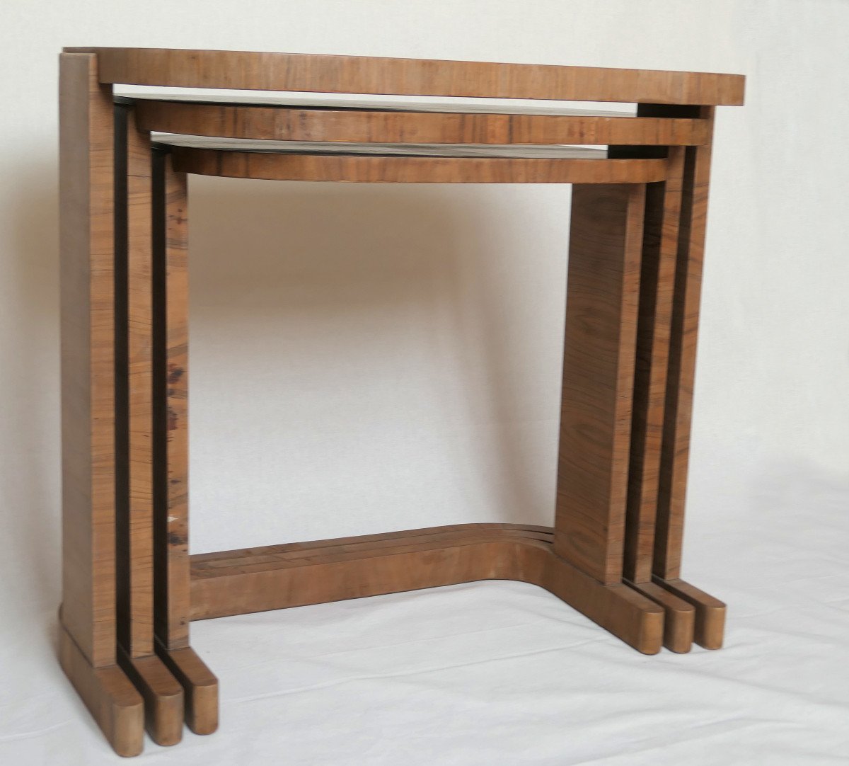 Tables Gigognes Art-déco Par De Coene Frères (belgique)-photo-3