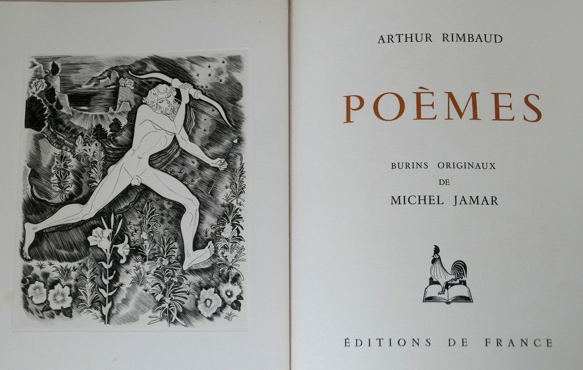 Rthur Rimbaud  -  «Poêmes»  - Gravures: Michel Jamar-photo-3