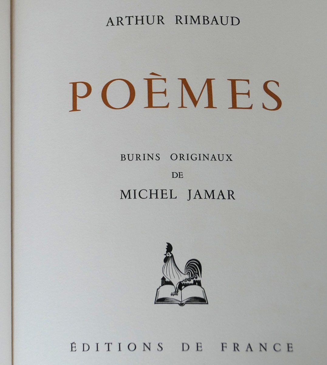 Rthur Rimbaud  -  «Poêmes»  - Gravures: Michel Jamar-photo-4