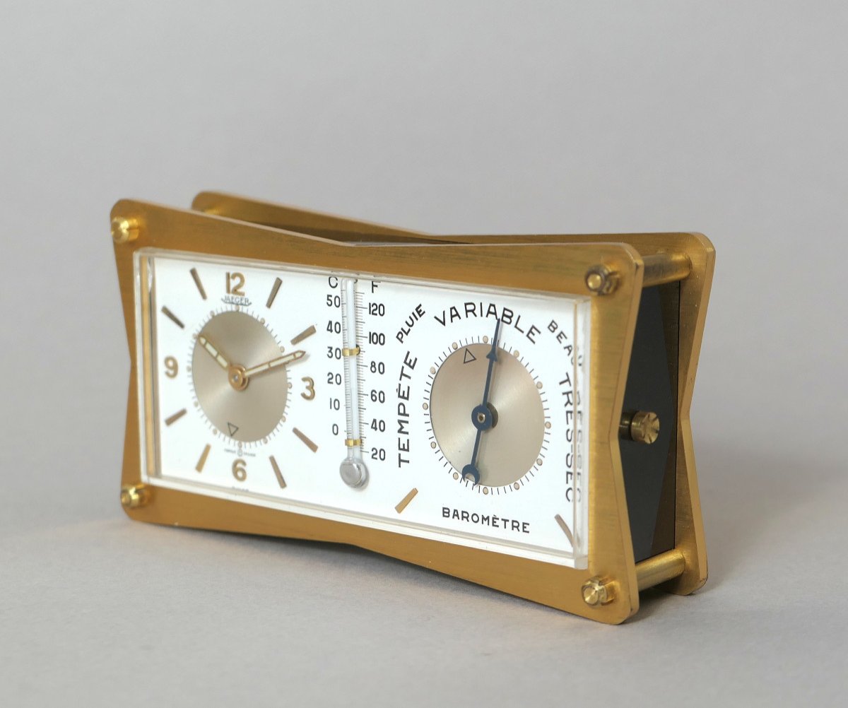 Jaeger-lecoultre - Compendium (alarm Clock-thermometer-barometer)-photo-2