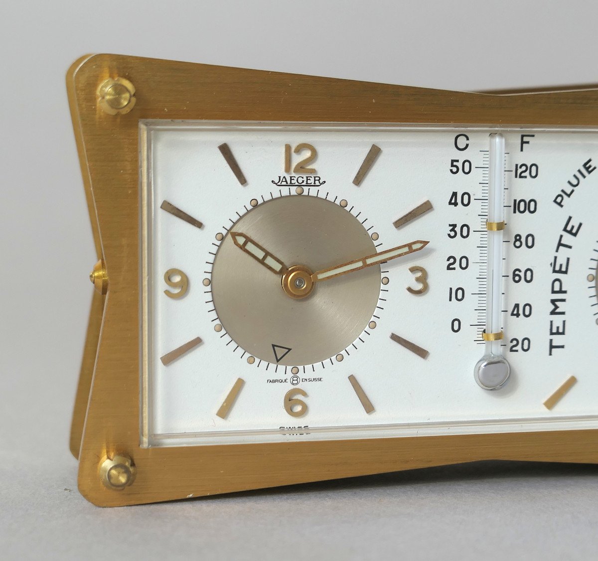 Jaeger-lecoultre - Compendium (alarm Clock-thermometer-barometer)-photo-6