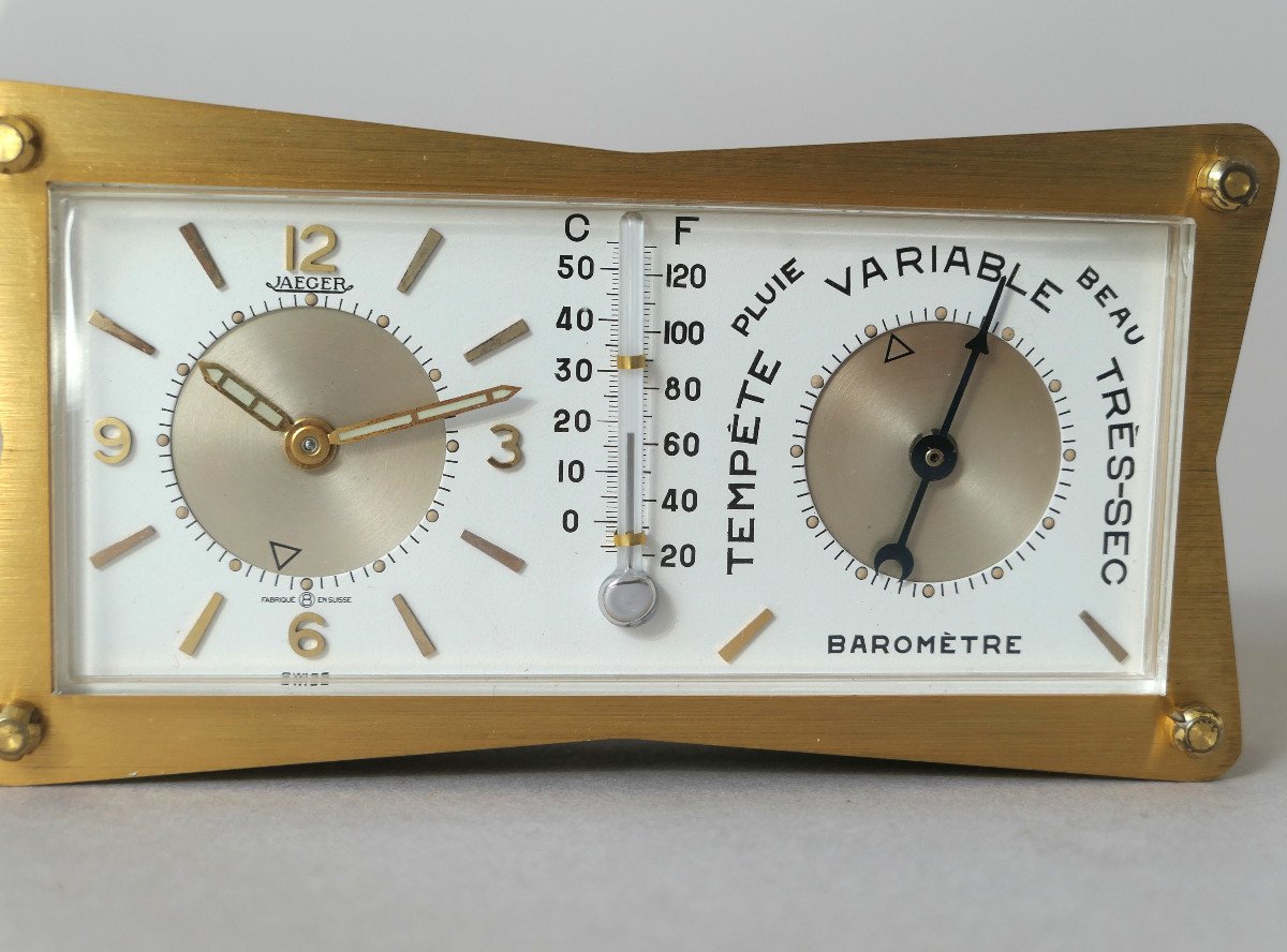 Jaeger-lecoultre - Compendium (alarm Clock-thermometer-barometer)-photo-8