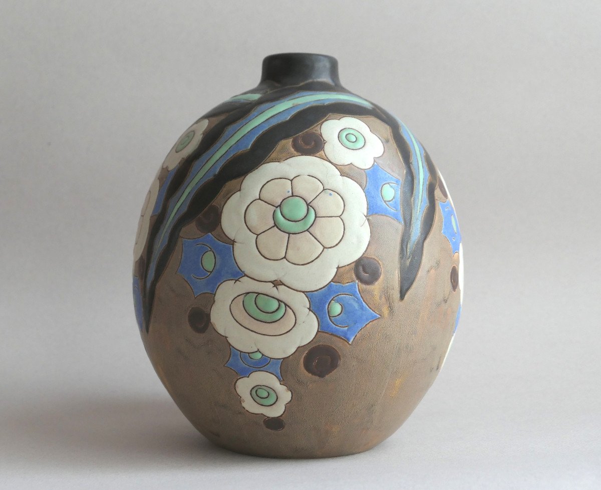 C. Catteau - Stoneware Vase - Decor D1211-photo-3