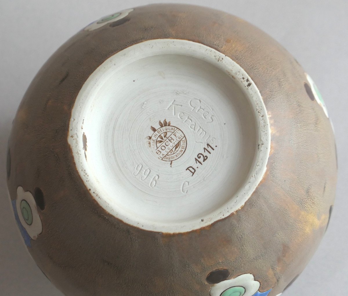 C. Catteau - Stoneware Vase - Decor D1211-photo-2