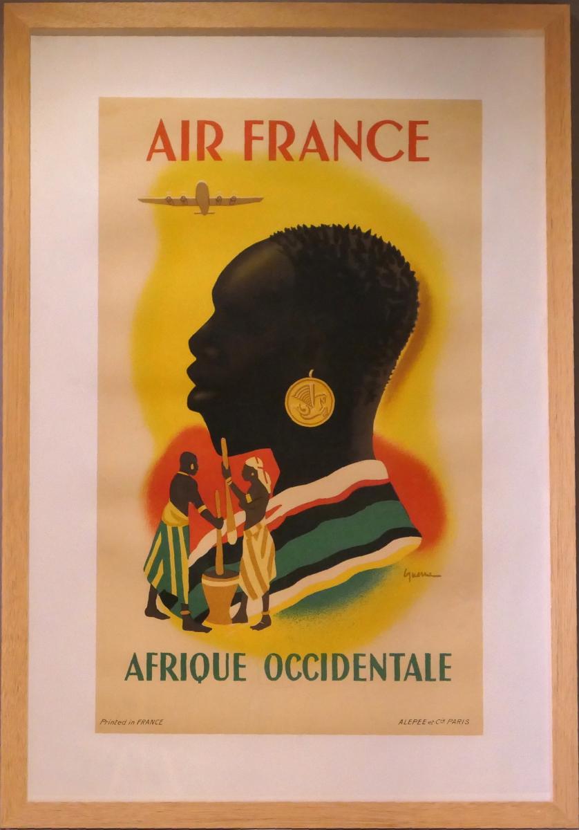 Affiche Air France - Afrique Occidentale-photo-2