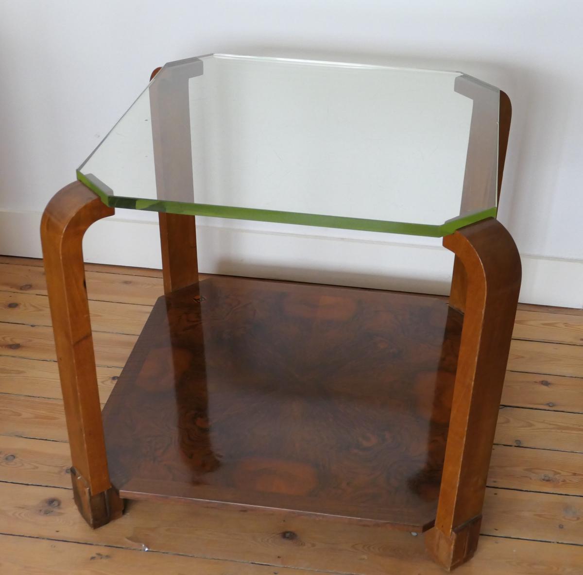 Art-deco Pedestal Table - Maurice Allet-photo-2