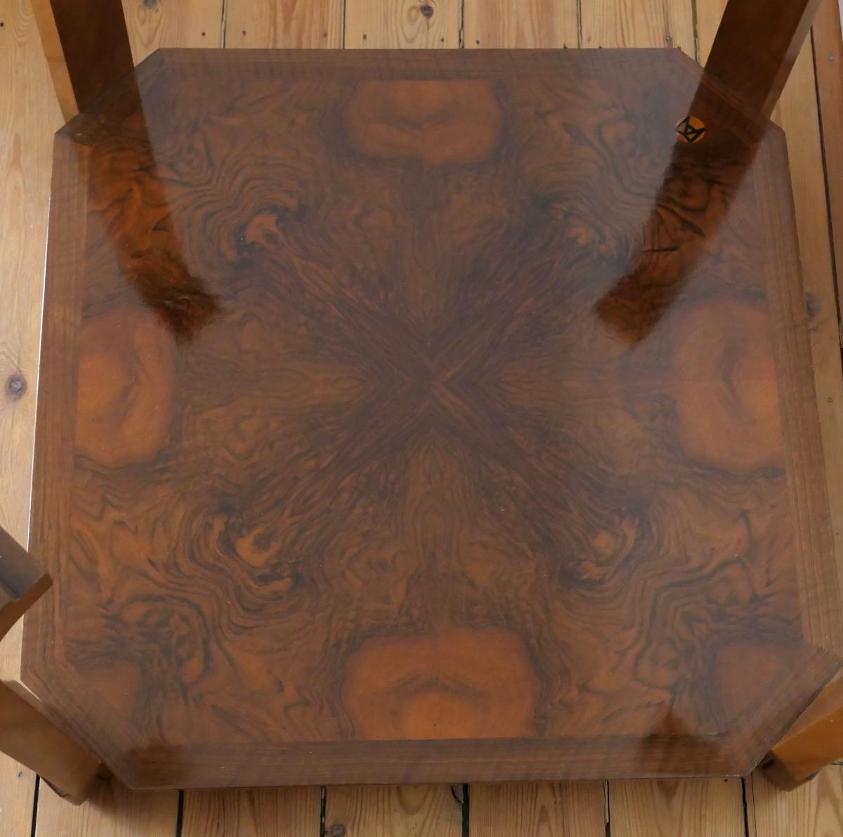 Art-deco Pedestal Table - Maurice Allet-photo-2