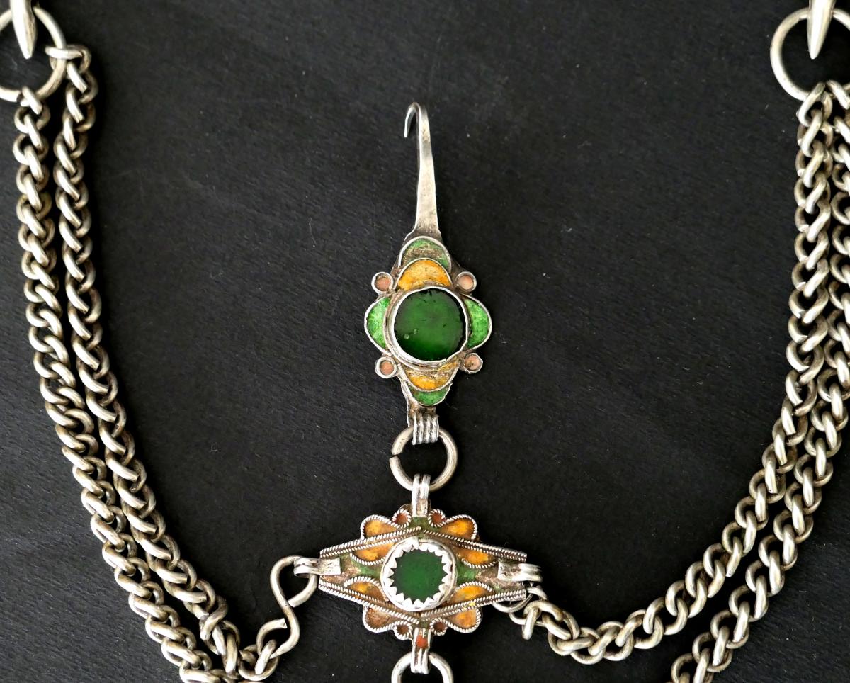 Parure Pectorale En Argent - Maroc-photo-3