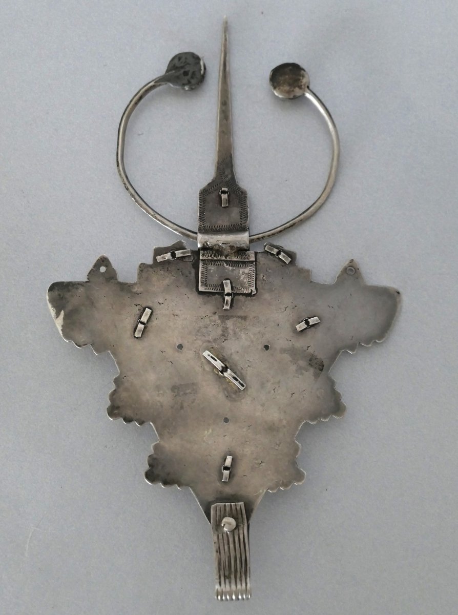 Large Silver Fibula (tizerzai)-photo-4