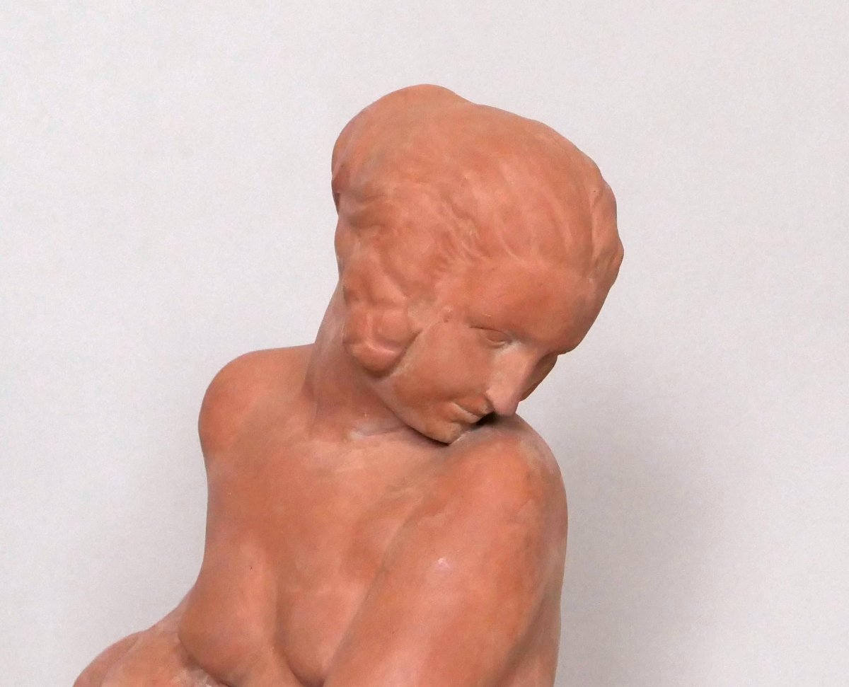 Marcel Bouraine - Nude In Terracotta-photo-3