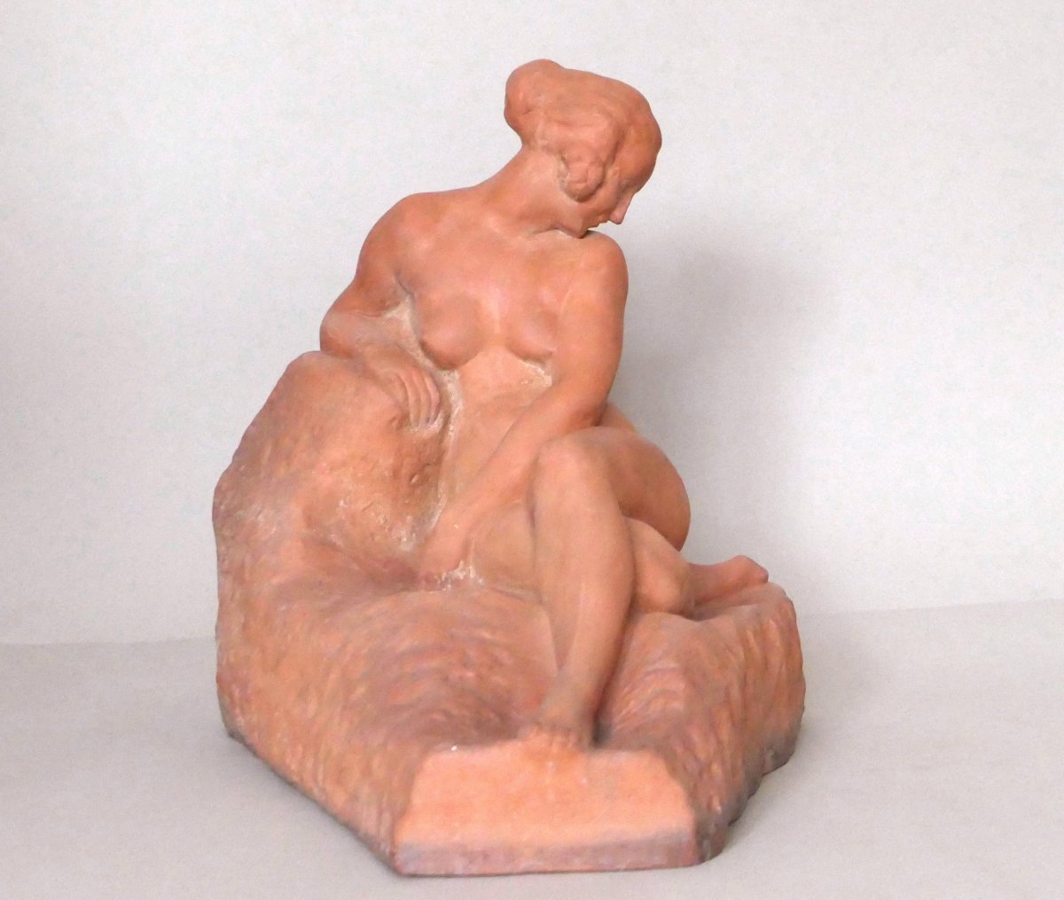 Marcel Bouraine - Nude In Terracotta-photo-4