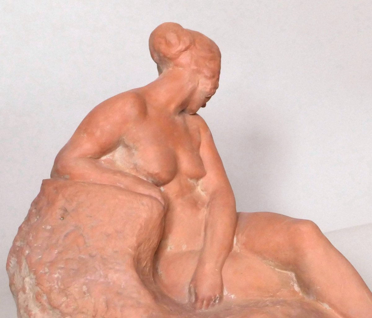 Marcel Bouraine - Nude In Terracotta-photo-1