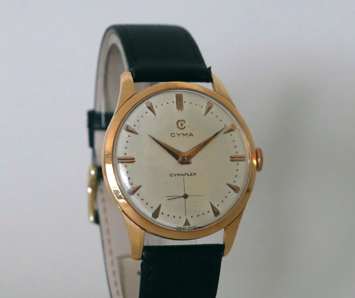 Cyma - 18 K Rose Gold - 38 Mm-photo-3