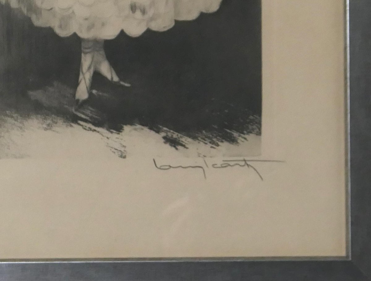 L. Icart - Gravure Numérotée (125/500)-photo-4