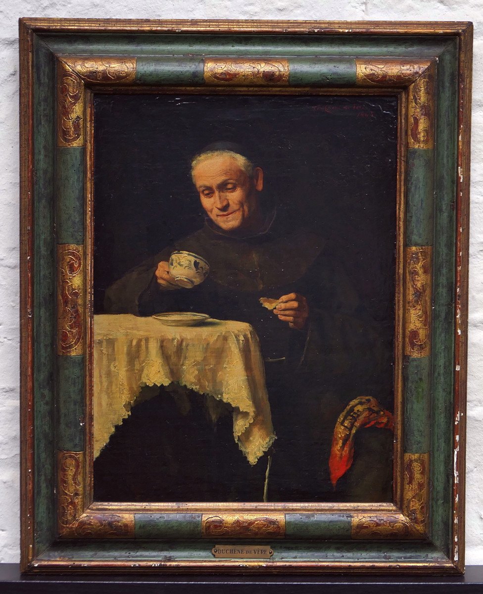 Horace Duchene De Vere - Oil On Canvas-photo-2