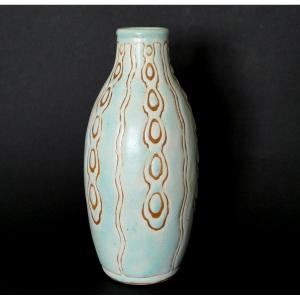 C. Catteau - Earthenware Vase - Decor D921