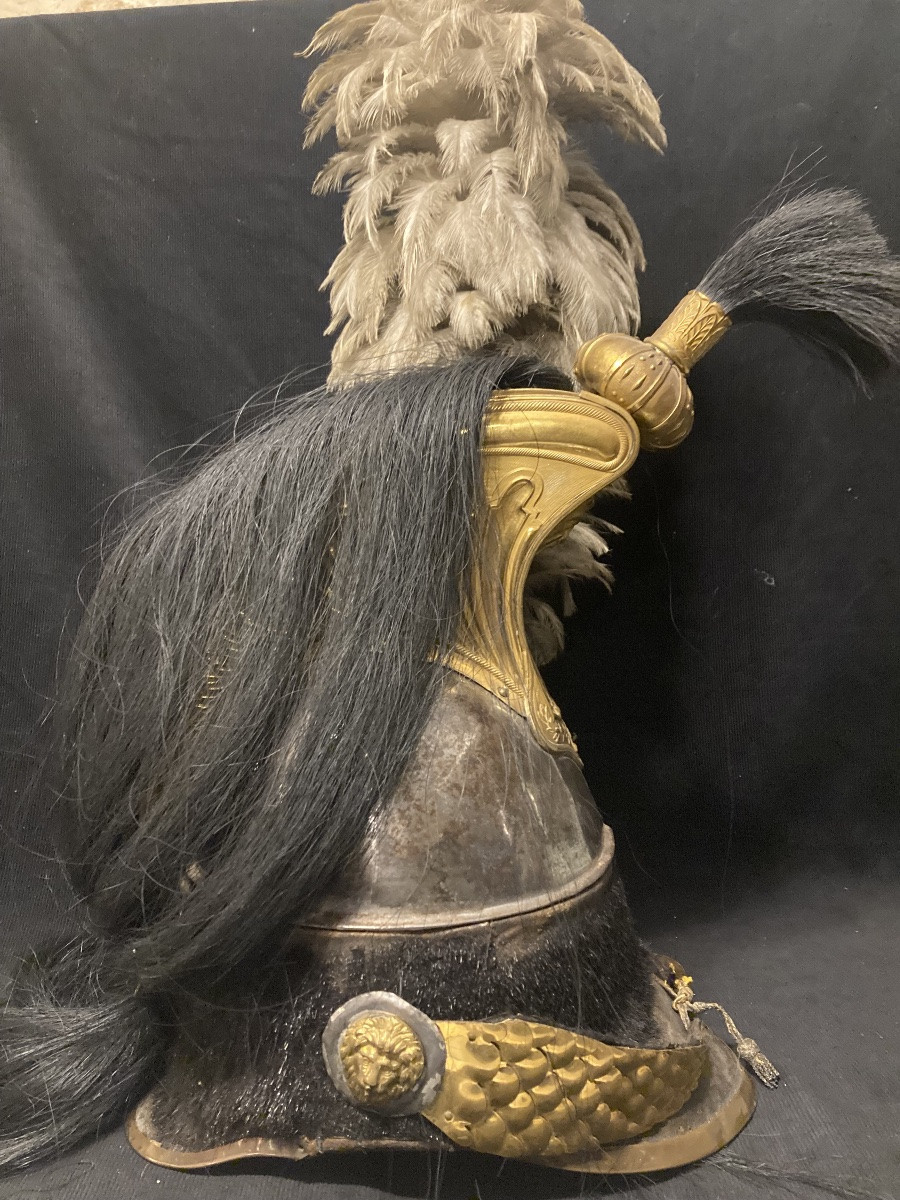 Casque et cuirasse officier de cuirassier  Empire-photo-3