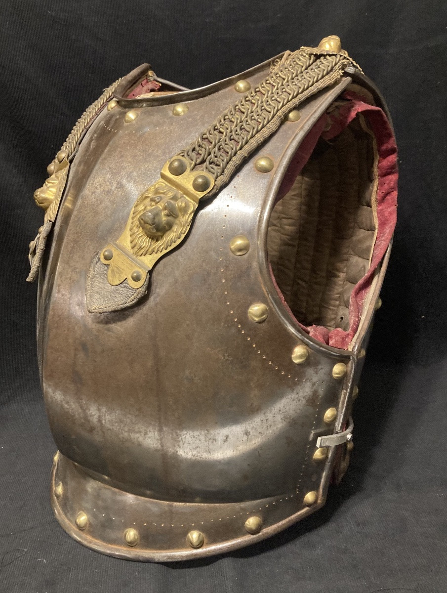 Casque et cuirasse officier de cuirassier  Empire-photo-4