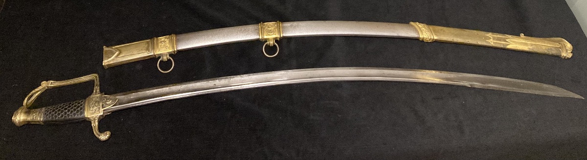 Sabre de général de division, modèle du 1er  vendémiaire  An XII. Premier Empire.-photo-4