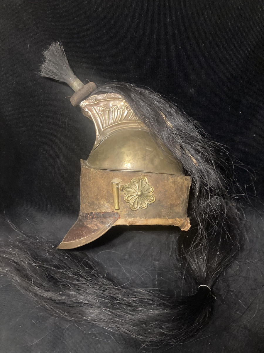 Casque de dragons troupe. Consulat / Premier Empire.-photo-4