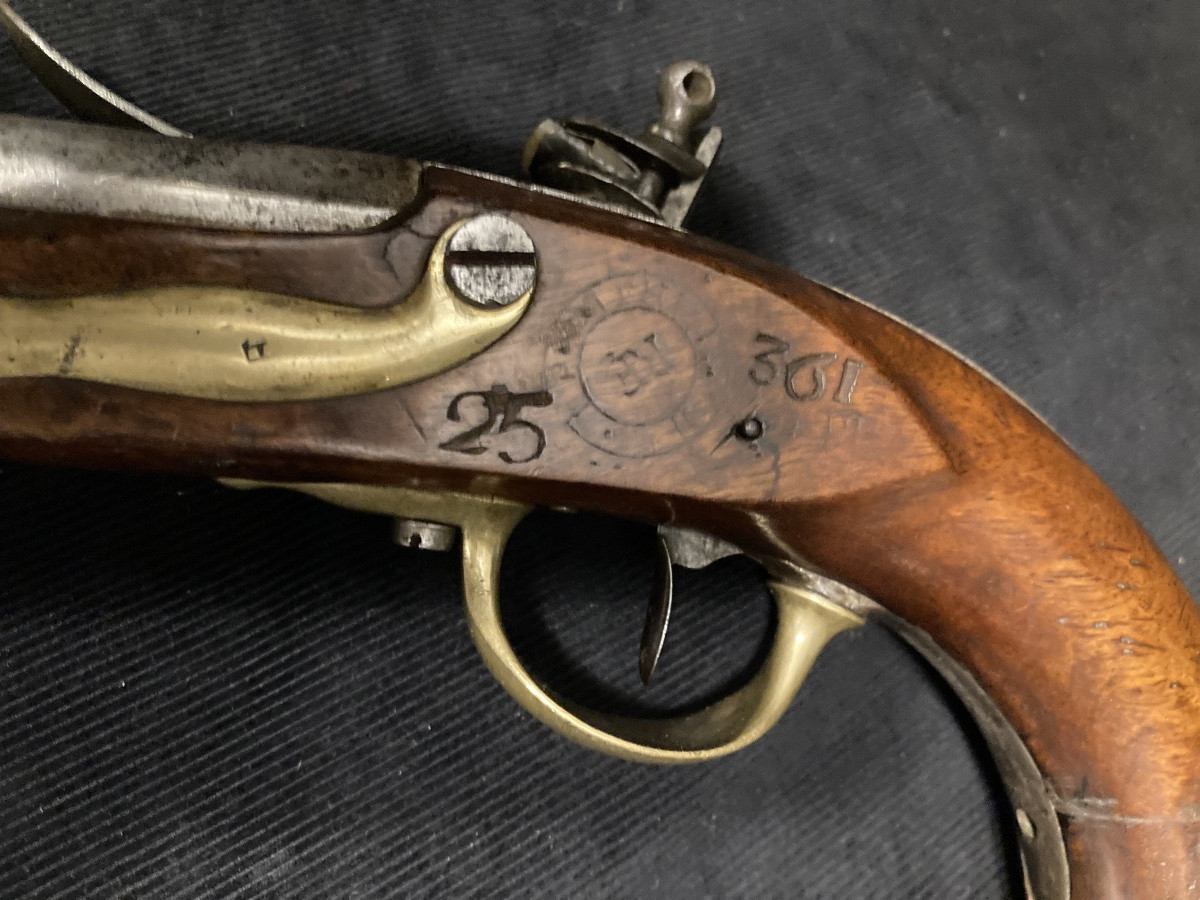 Pistolet de cavalerie, modèle An IX . de Charleville . Consulat.-photo-3