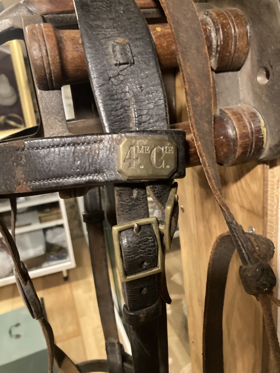 Bridle Model Of The Chasseurs à Cheval Troop Of The Imperial Guard. First Empire.-photo-3