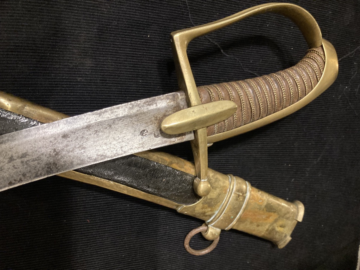 Sabre de Chasseurs à Cheval de la Garde Impériale . Second modèle . 1er Empire.(1810-1815).-photo-4