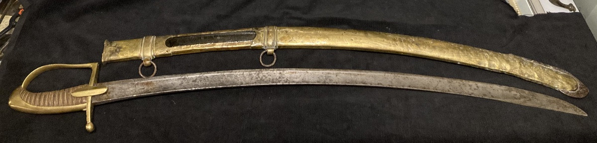 Sabre de Chasseurs à Cheval de la Garde Impériale . Second modèle . 1er Empire.(1810-1815).-photo-3