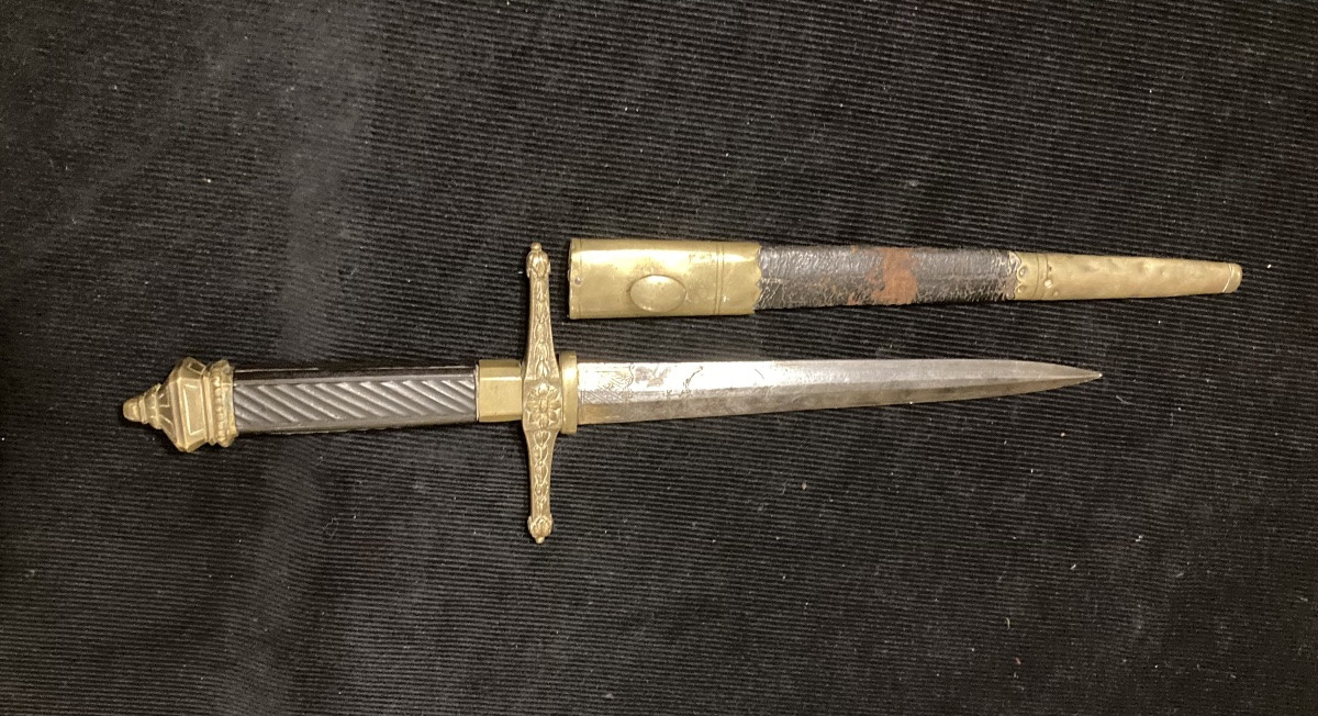 Dague d’Officier voir de Marine . Premier Empire. France .-photo-2