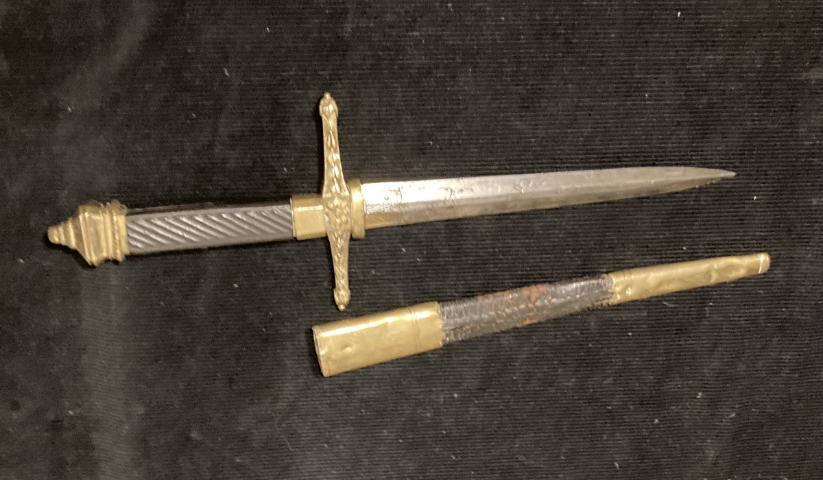 Dague d’Officier voir de Marine . Premier Empire. France .-photo-4