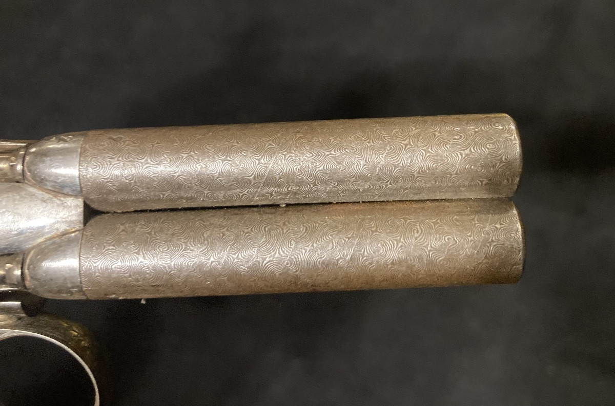 Poivrière à 4 canons «  Breveté MARIETTE » calibre 7 mm à balle forcée . XIXéme. -photo-1