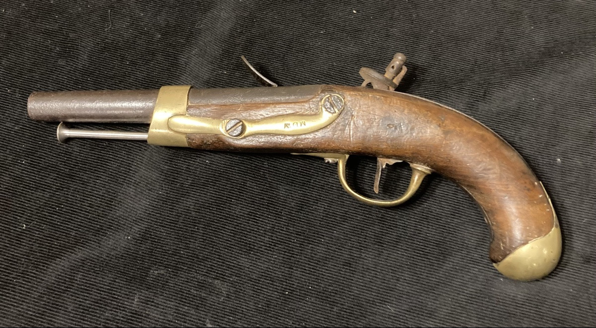 Cavalry Pistol, Year XIII Model. First Empire. “out Of The Attic”.-photo-4