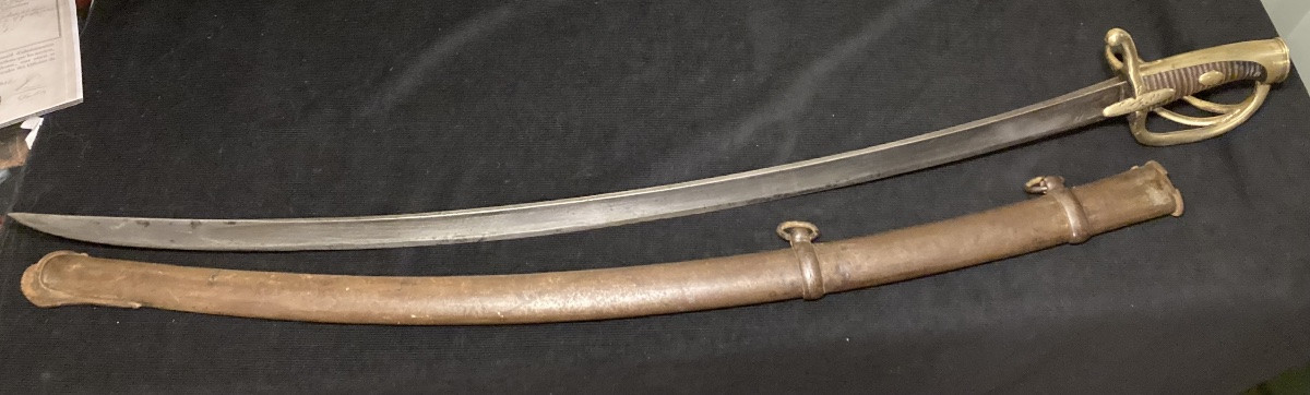 Light Cavalry Sabre "hussars And Chasseurs à Cheval"; Model Year XI. Hundred Days Empire-photo-3
