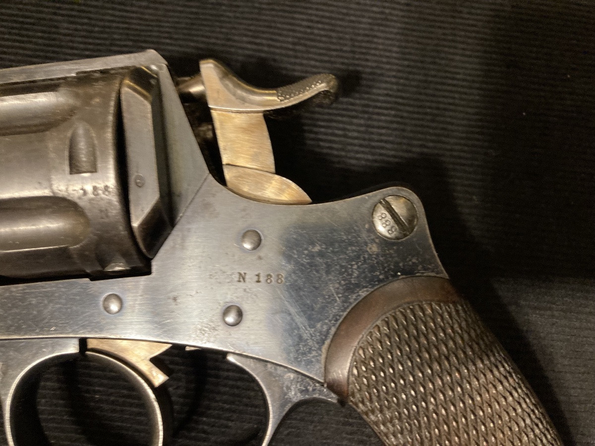 Model 1874 Revolver. Of General Bataille. Third Republic.-photo-4